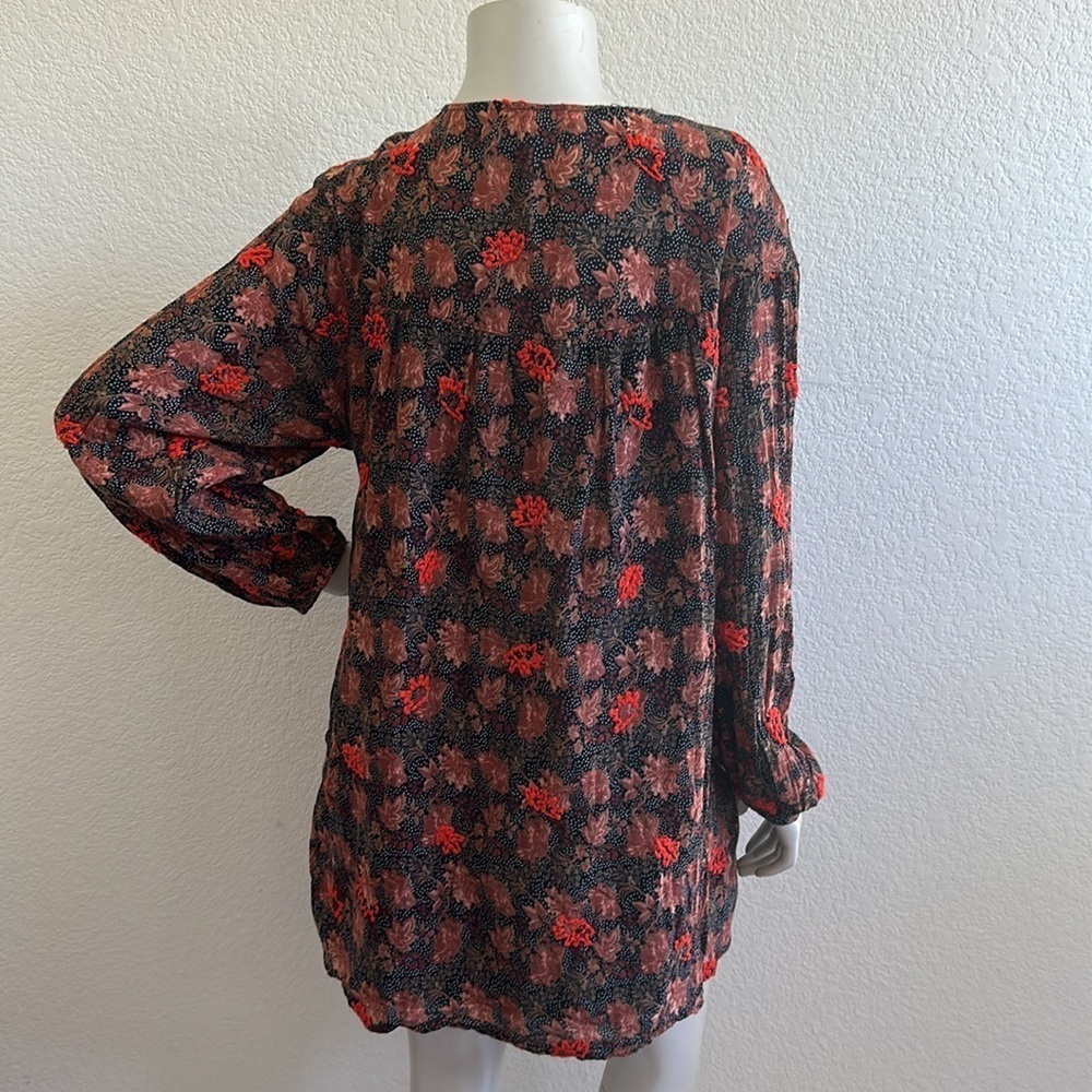 Zara Trafaluc Collection Embroidered floral Tunic Dress - Picture 9 of 10